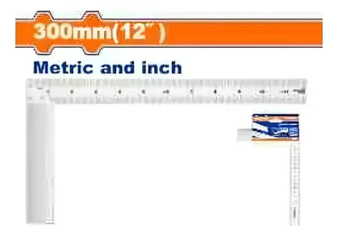 ESCUADRA ALUMININO 300 MM WADFOW