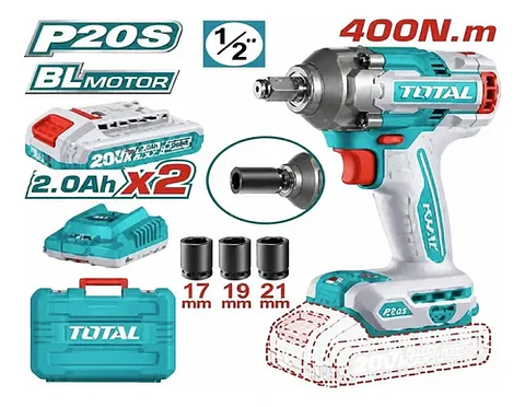 LLAVE DE IMPACTO INALÁMBRICO 1/2" 20V 400NM