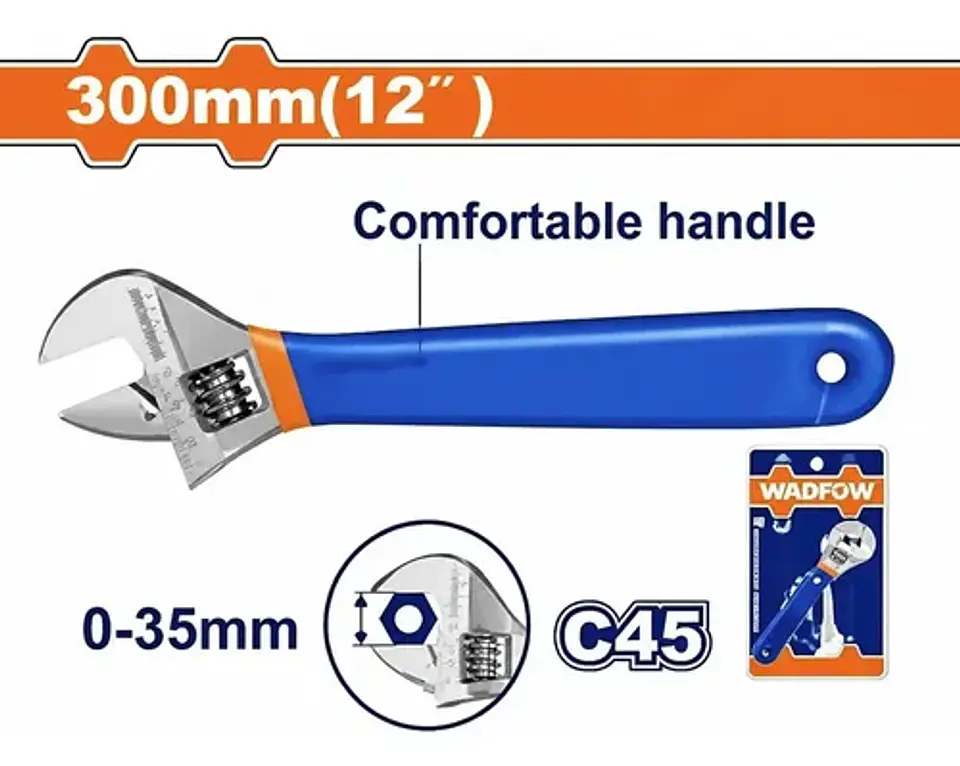 LLAVE INGLESA AJUSTABLE 12