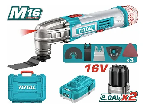 HERRAMIENTA MULTIUSO INALAMBRICO 16V + 2 BATERIA Y CARGADOR