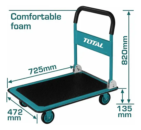 CARRO PLEGABLE CON BASE 150KG TOTAL