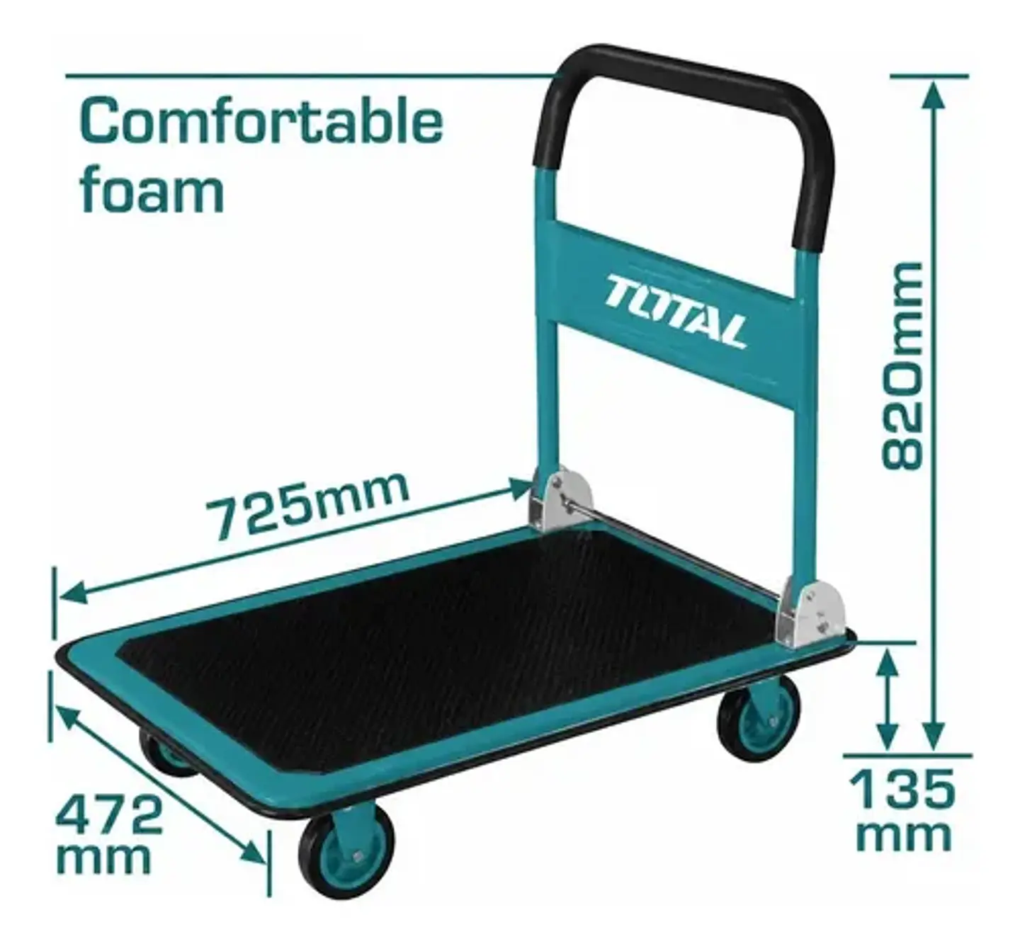 CARRO PLEGABLE CON BASE 150KG TOTAL 1