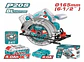 SIERRA CIRCULAR 165MM INALAMBRICO 20V + CARG Y BAT TOTAL - Miniatura 1