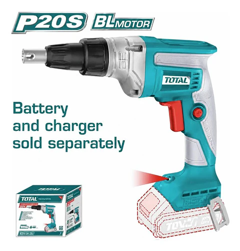 ATORNILLADOR DRYWALL INALAMBRICO 20V TOTAL