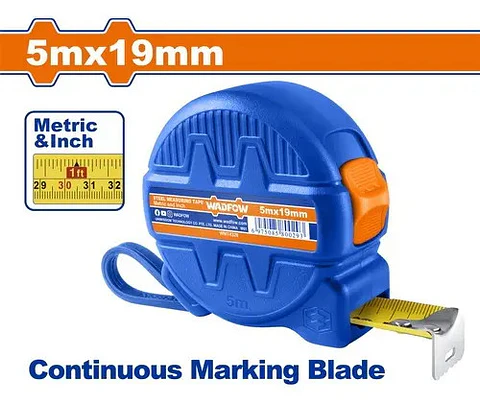 CINTA METRICA 5MT X 19MM WADFOW