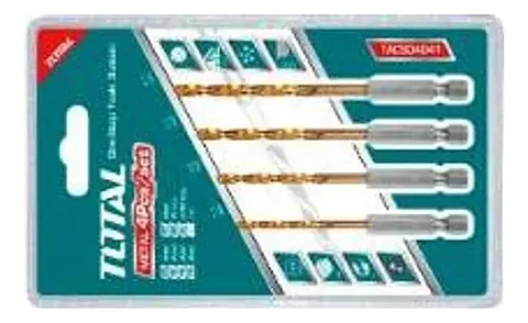 JGO BORCAS PARA METAL HEX POR 4PCS TOTAL