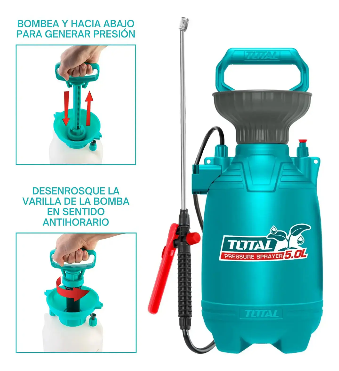 FUMIGADORA MANUAL 5LTS TOTAL 3