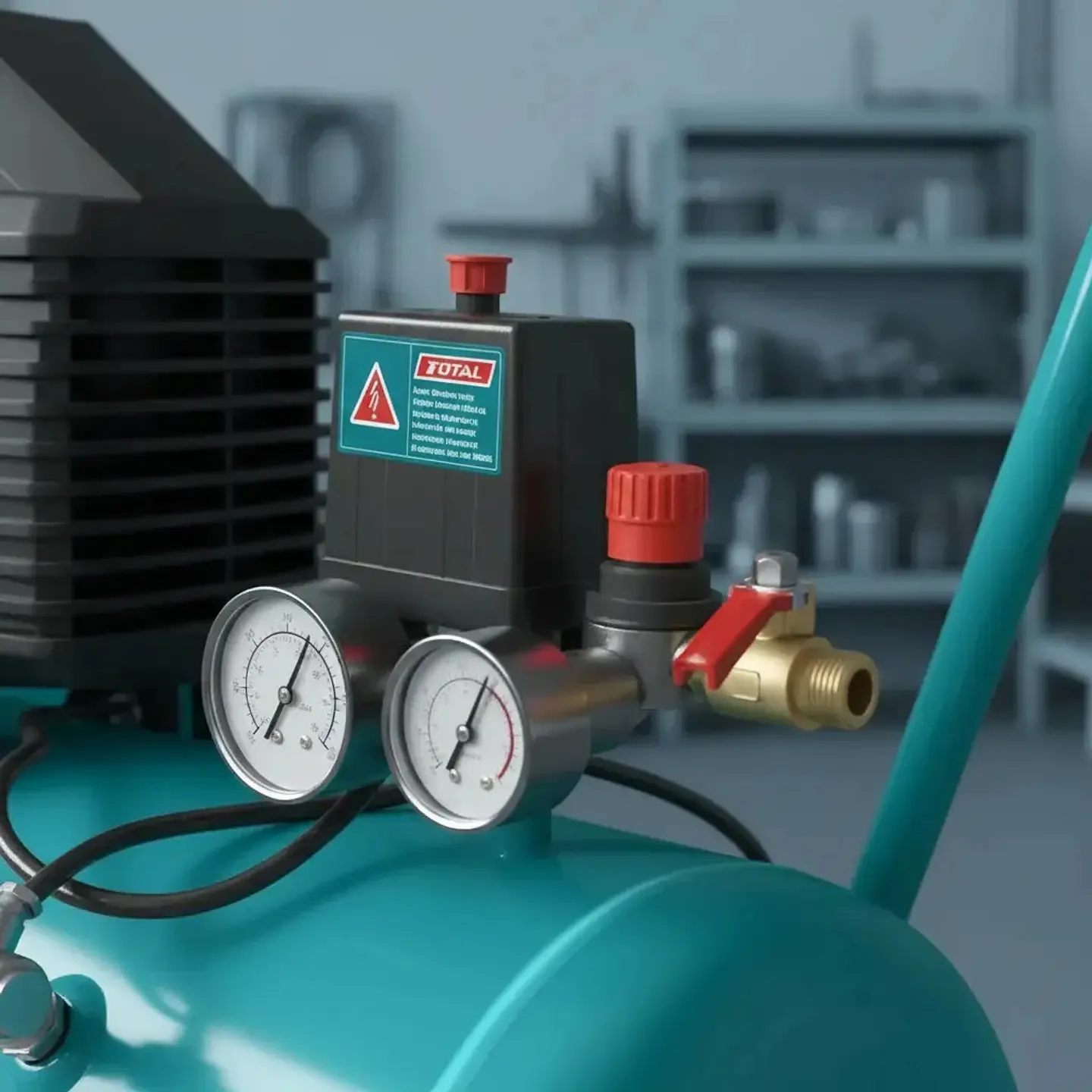 COMPRESOR DE AIRE 50LTS 2.5HP TOTAL 4