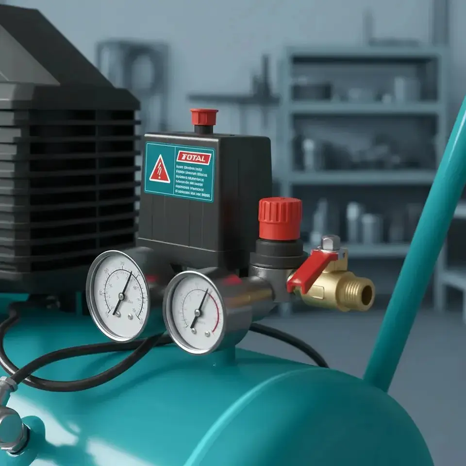 COMPRESOR DE AIRE 50LTS 2.5HP TOTAL 4