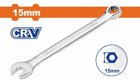 LLAVE PUNTA CORONA 15 MM CR-V WADFOW