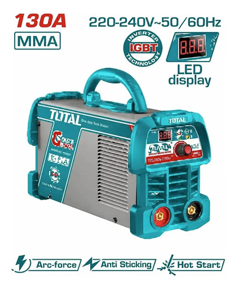 MAQUINA DE SOLDAR INVERTER MMA 130AMP TOTAL