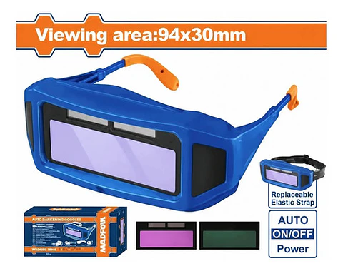 LENTES DE SOLDADOR OSCURECIMIENTO AUTO WADFOW