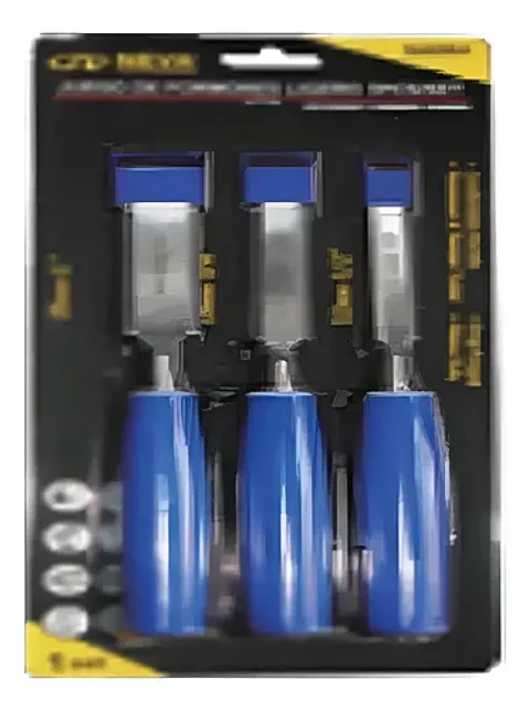 JGO FORMONES 3PCS MANGO PLASTICO NEVA