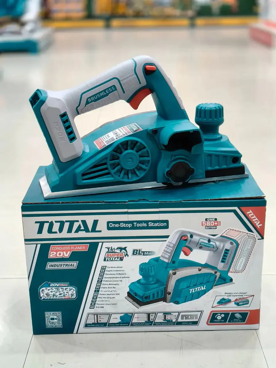 CEPILLO INALAMBRICO 20V TOTAL (hoja tipo makita) SIN BATERIA 4