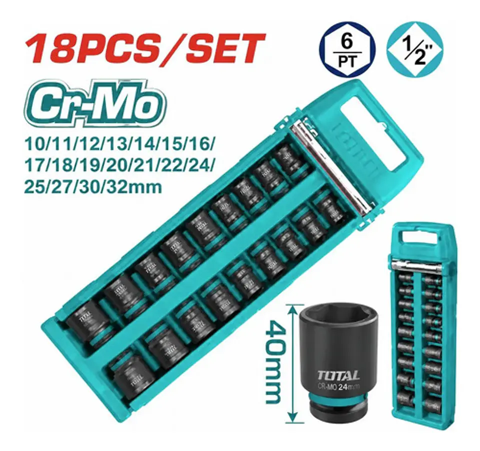 JGO DADOS IMPACTO POR 18 PCS 1/2