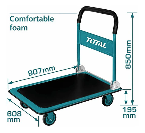 CARRO PLEGABLE CON BASE 300KG TOTAL