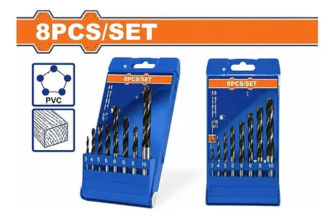 JUEGO DE 8 BROCAS MADERA WADFOW