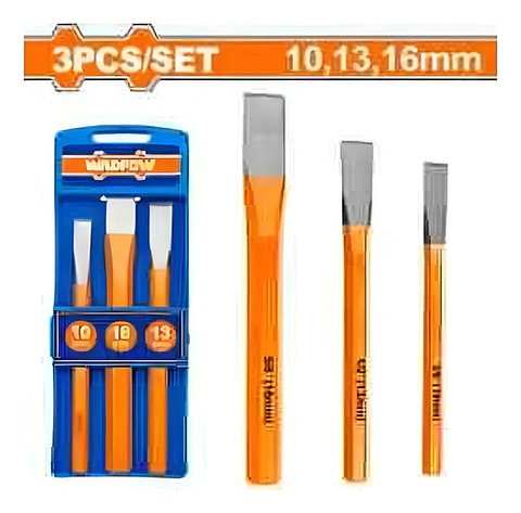 SET 3 CINCEL ACERO PLANO WADFOW