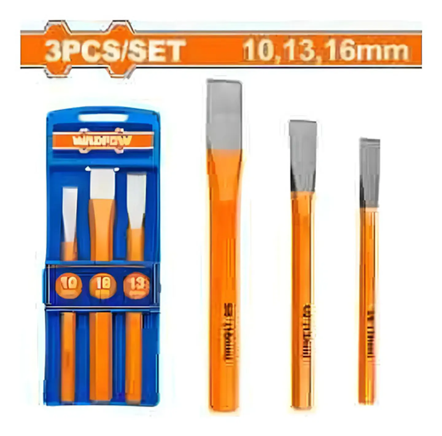 SET 3 CINCEL ACERO PLANO WADFOW 1