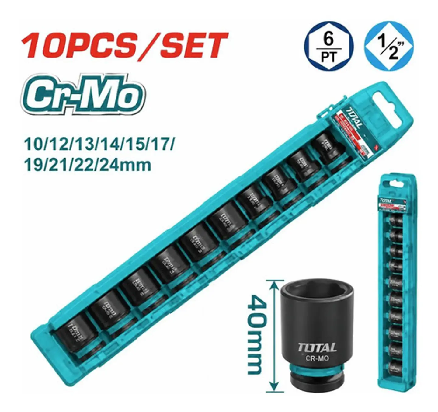 JGO DADOS IMPACTO POR 10 PCS 1/2