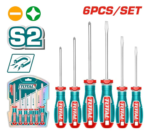 JGO DESTORNILLADOR POR 6PCS TOTAL