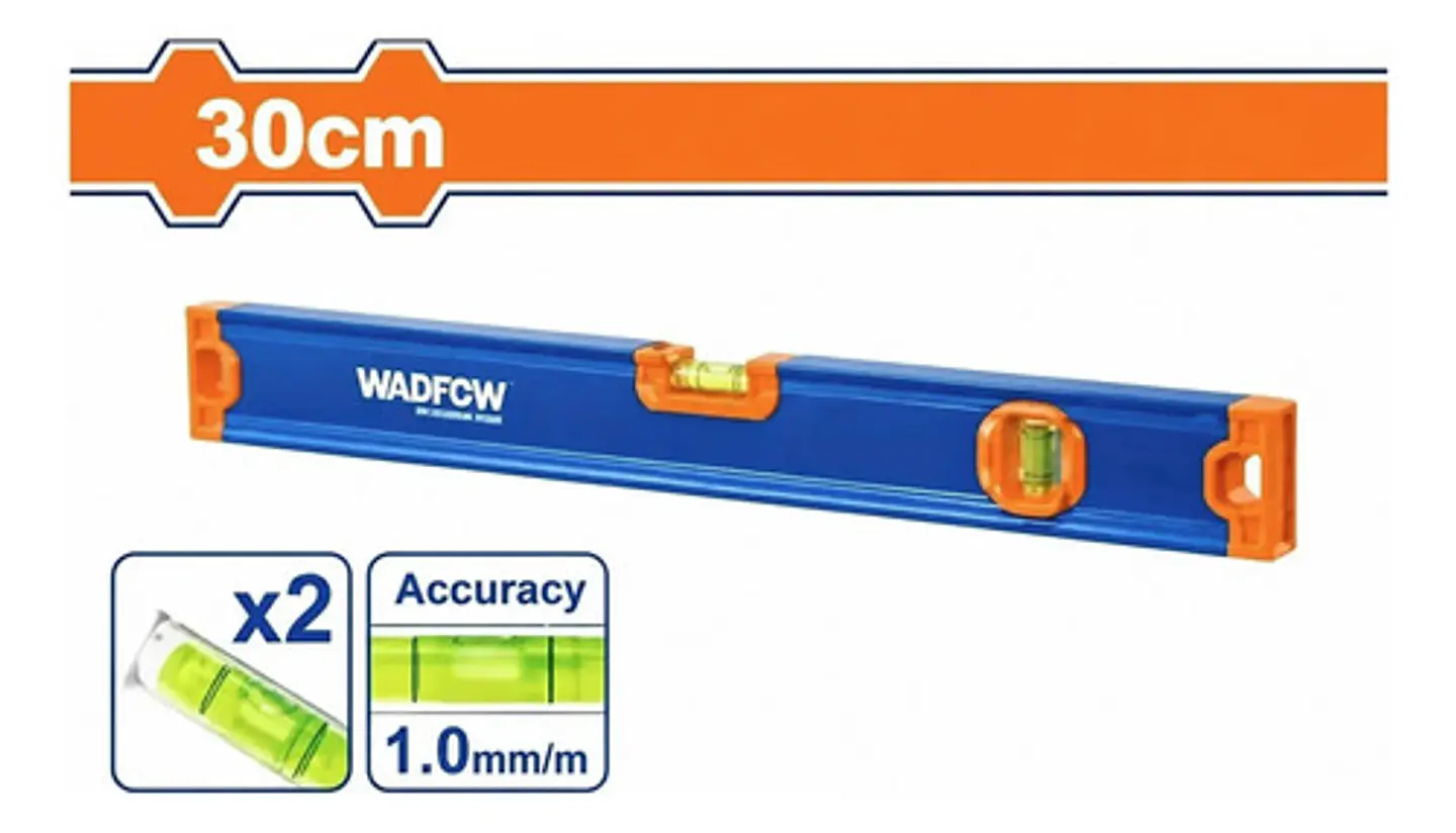 NIVEL DE AGUA ALUMINIO 30CM WADFOW 1