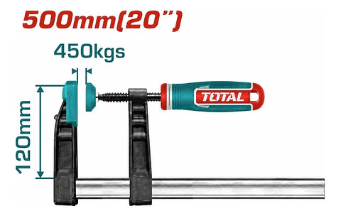 PRENSA SARGENTO 120X500MM TOTAL