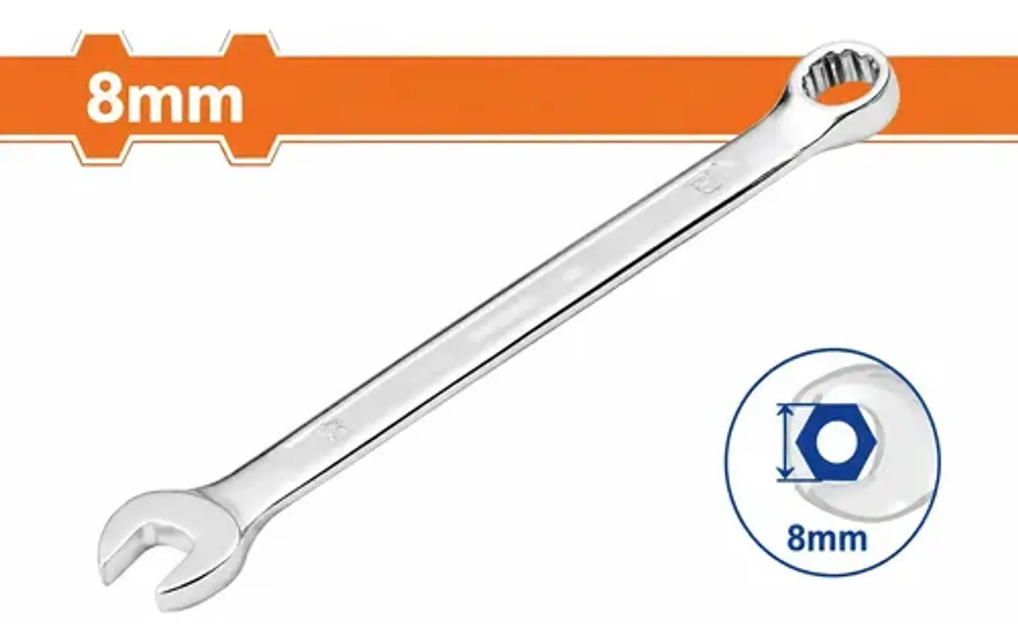 LLAVE PUNTA CORONA 8MM CR-V WADFOW 1