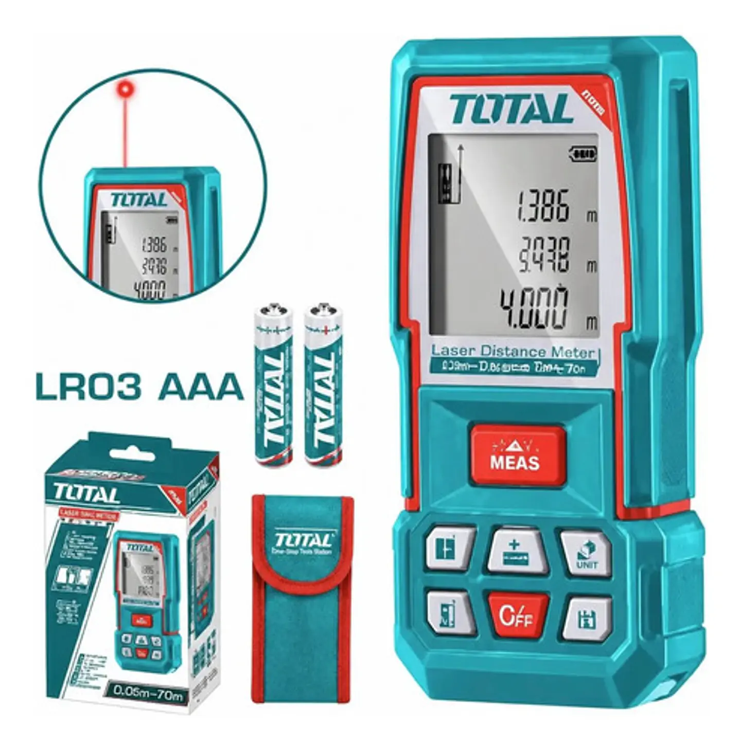 MEDIDOR DE DISTANCIA LASER 85MTS TOTAL 1