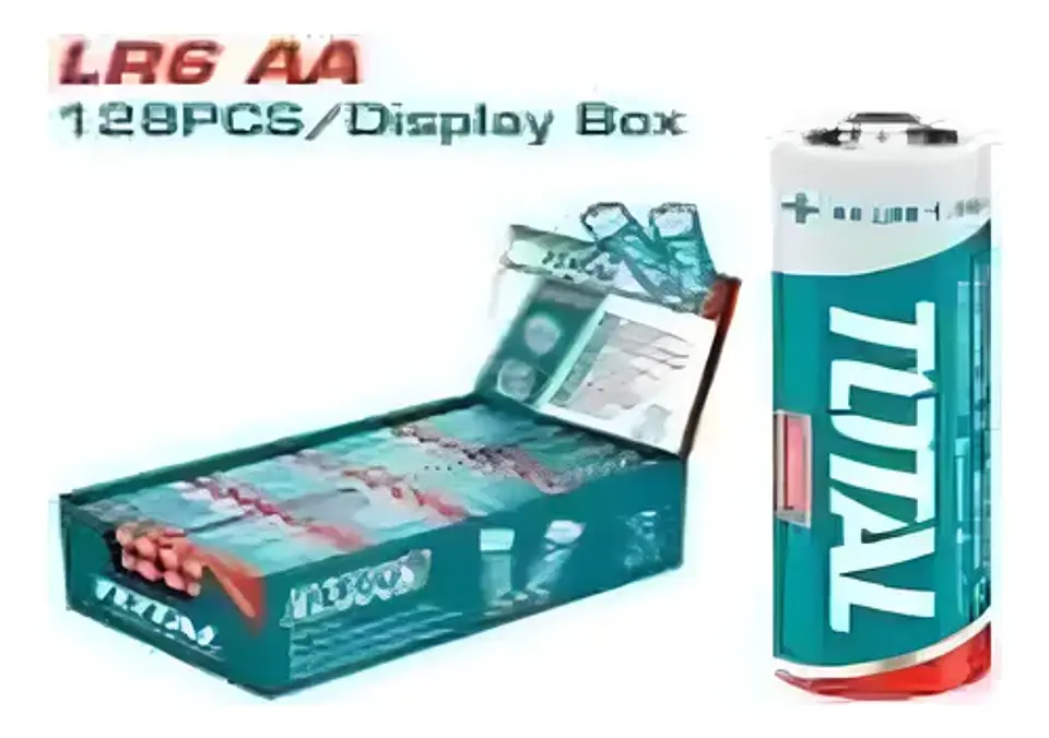 PILAS ALCALINAS AA POR 4PCS TOTAL 1