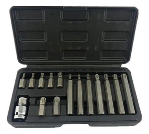 JGO PUNTA DESTORNILLADOR 15PCS T20-T55 MAKAWA