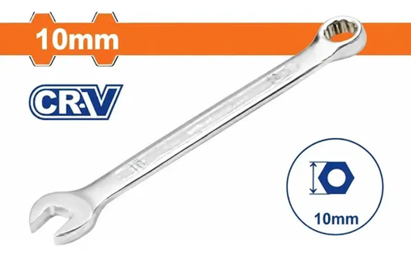 LLAVE PUNTA CORONA 10 MM CR-V WADFOW 1