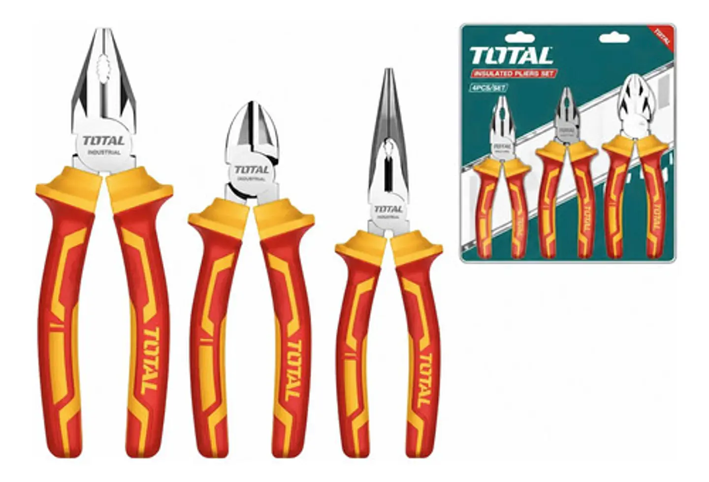 JGO ALICATES AISLADOS POR 3PCS TOTAL 1