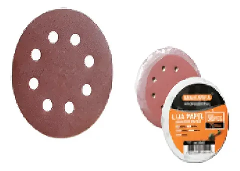 LIJA PARA VELCRO P80 180MM MAKAWA