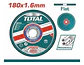 DISCO CORTE P/ METAL ABRASIVO 180MM X 1.6MM TOTAL - Miniatura 1
