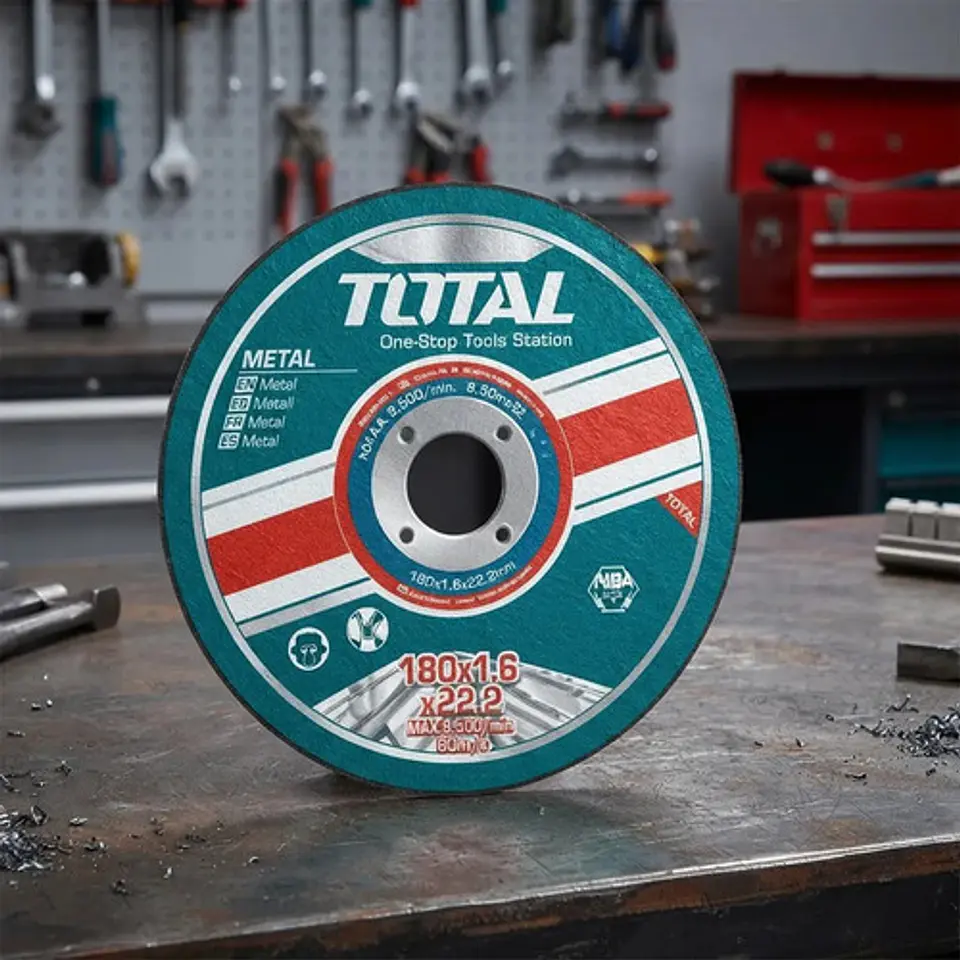 DISCO CORTE P/ METAL ABRASIVO 180MM X 1.6MM TOTAL 2