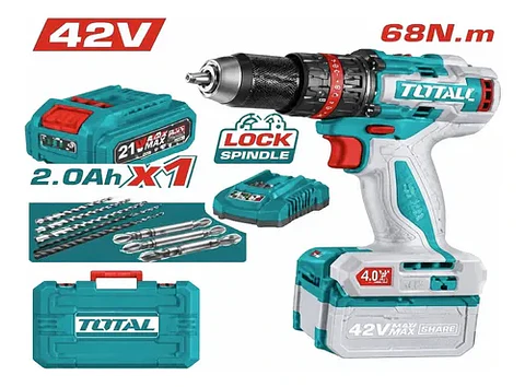 TALADRO INAL.DE IMPACTO 13MM 42V 69NM TOTAL