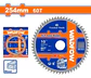 DISCO SIERRA MADERA 10 (254MM) 60T WADFOW - Miniatura 2