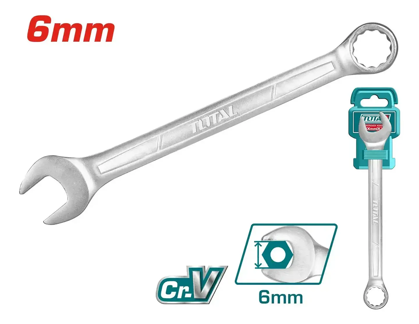 LLAVE PUNTA CORONA 6MM TOTAL 2