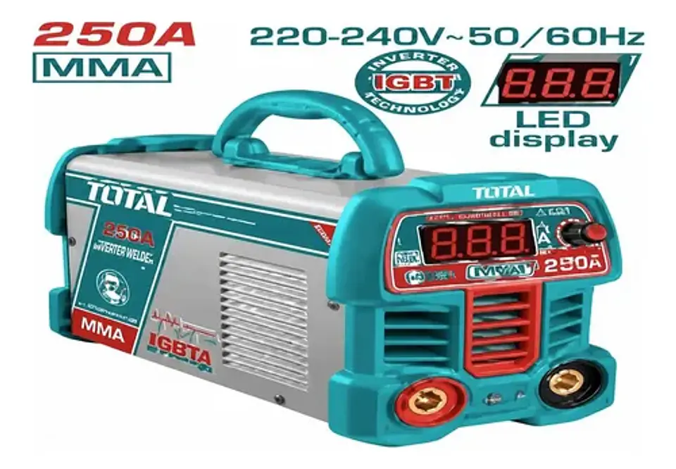 MAQUINA DE SOLDAR INVERTER MMA 250AMP TOTAL 1