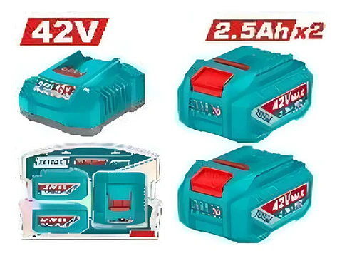 KIT DE BATERIAS Y CARGADOR 42V 2.5AH X 2PCS TOTAL