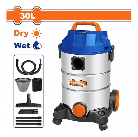 ASPIRADORA 1200W 30L P/H METALICO WADFOW