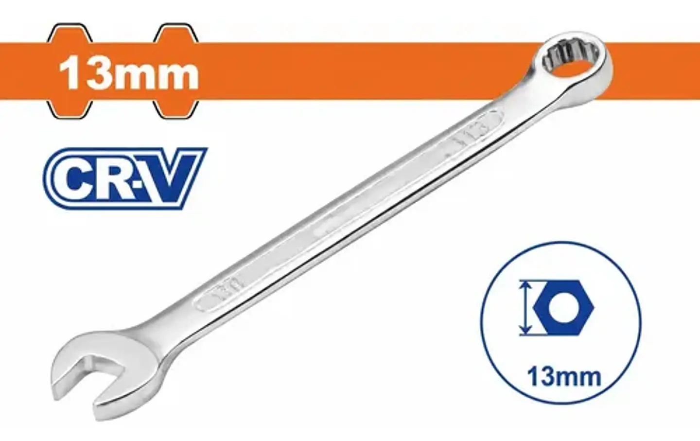 LLAVE PUNTA CORONA 13 MM CR-V WADFOW 1