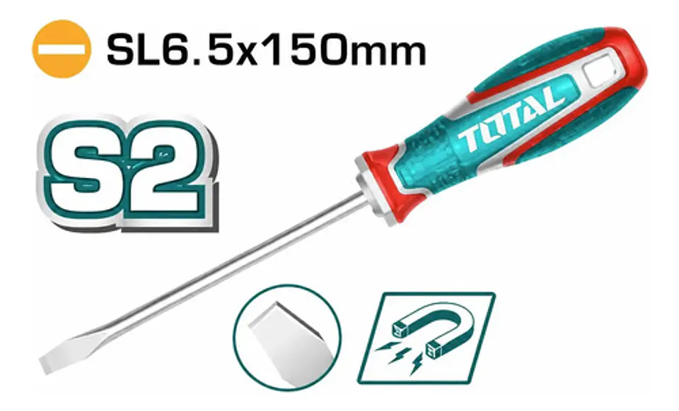DESTORNILLADOR PALETA SL6.5X150MM TOTAL 1