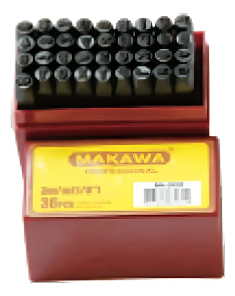 LETRAS Y NUMEROS GOLPES 3MM 36PCS MAKAWA 1