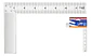 ESCUADRA ALUMININO 200 MM WADFOW - Miniatura 1