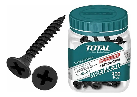 TORNILLO YESO POR 120PCS ST4.2X51MM ROSCA FINA TOTAL