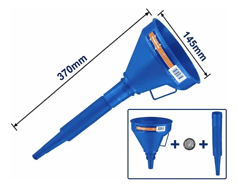 EMBUDO FLEXIBLE 145X370MM WADFOW