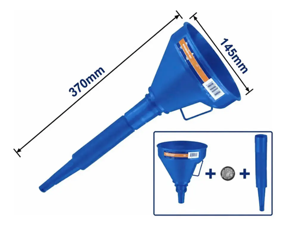 EMBUDO FLEXIBLE 145X370MM WADFOW 1