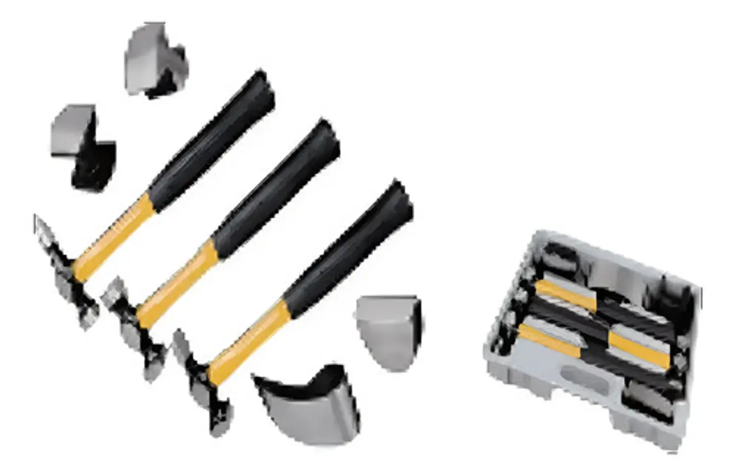 JGO MARTILLOS POR 7PCS PARA REPARAR AUTOS NEVAS 1